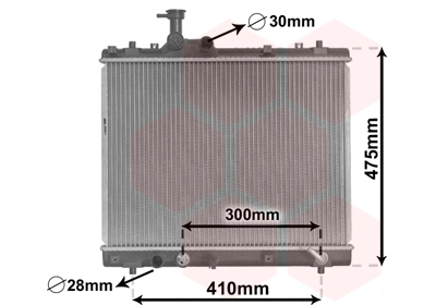 Radiateur Van Wezel 52002701