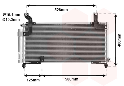 Airco condensor Van Wezel 52005081