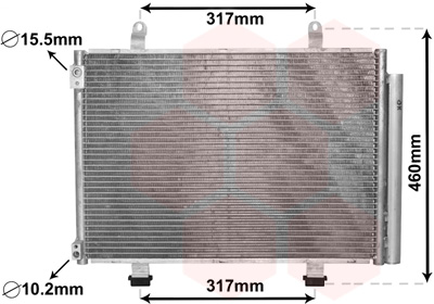 Airco condensor Van Wezel 52005133