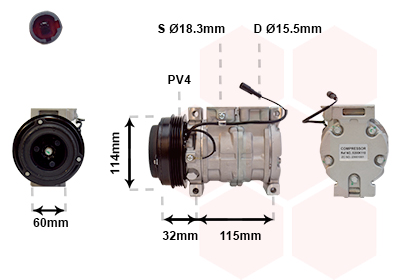 Airco compressor Van Wezel 5200K110