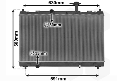 Radiateur Van Wezel 52012702