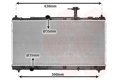 Radiateur Van Wezel 52012705