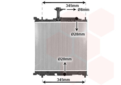 Radiateur Van Wezel 52012706