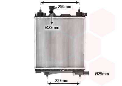 Radiateur Van Wezel 52012707