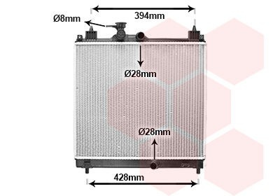 Radiateur Van Wezel 52012713