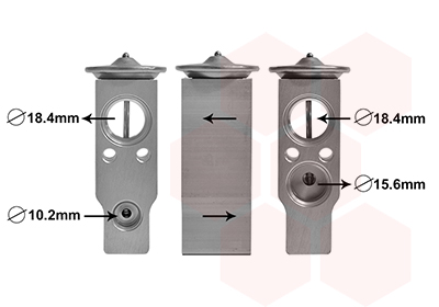 Airco expansieklep Van Wezel 53001637