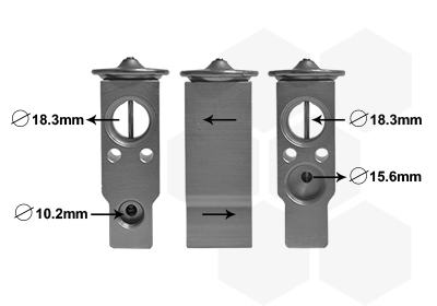 Airco expansieklep Van Wezel 53001703