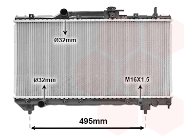 Radiateur Van Wezel 53002141