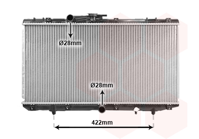 Radiateur Van Wezel 53002149