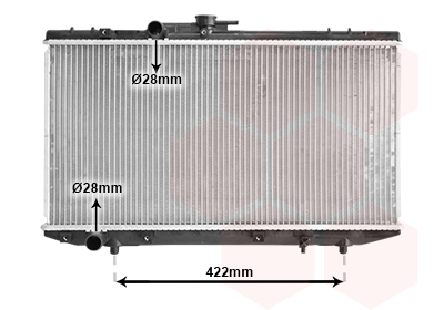 Radiateur Van Wezel 53002150