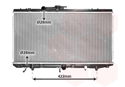 Radiateur Van Wezel 53002151