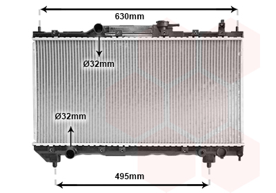 Radiateur Van Wezel 53002237