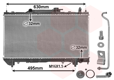 Radiateur Van Wezel 53002240