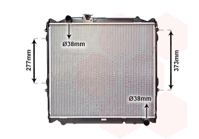 Radiateur Van Wezel 53002248