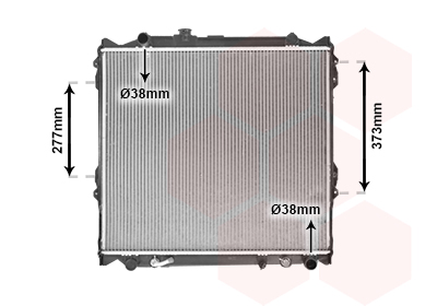 Radiateur Van Wezel 53002249