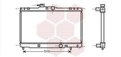 Radiateur Van Wezel 53002273