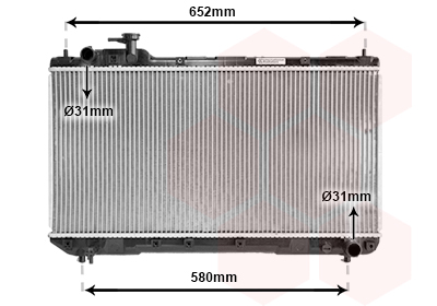 Radiateur Van Wezel 53002297