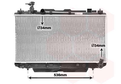 Radiateur Van Wezel 53002305