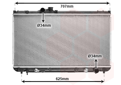 Radiateur Van Wezel 53002322