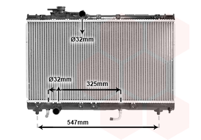 Radiateur Van Wezel 53002350