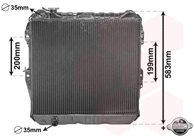 Radiateur Van Wezel 53002374