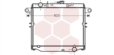 Radiateur Van Wezel 53002379