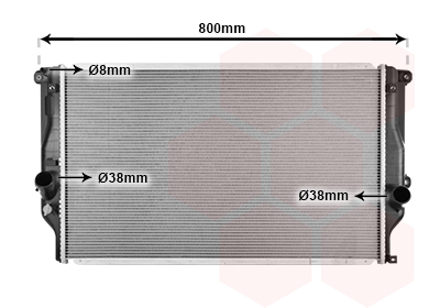 Radiateur Van Wezel 53002401