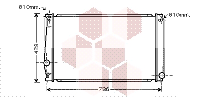 Radiateur Van Wezel 53002419