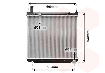 Radiateur Van Wezel 53002471