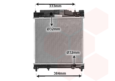 Radiateur Van Wezel 53002502