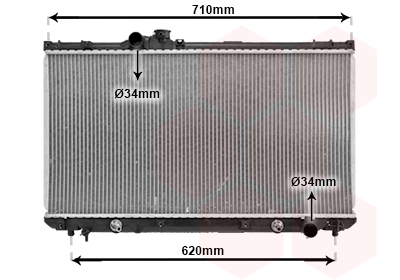 Radiateur Van Wezel 53002556