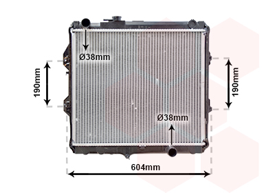 Radiateur Van Wezel 53002642