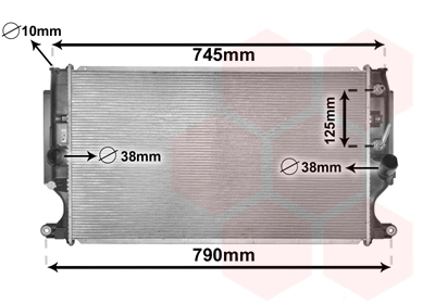 Radiateur Van Wezel 53002704