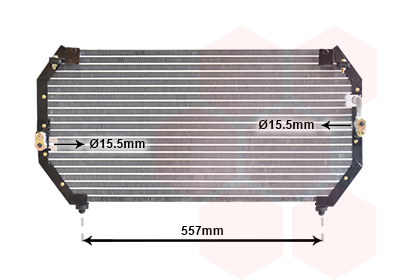 Airco condensor Van Wezel 53005202