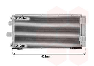 Airco condensor Van Wezel 53005395