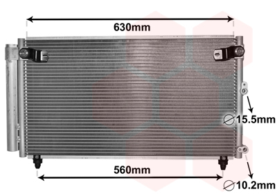 Airco condensor Van Wezel 53005558