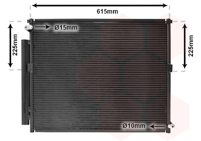 Airco condensor Van Wezel 53005569