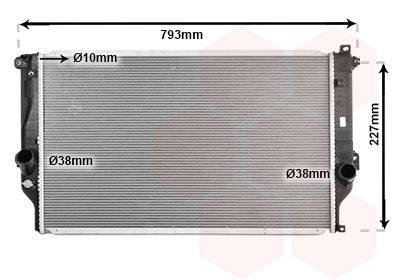 Radiateur Van Wezel 53012705