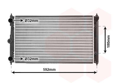 Radiateur Van Wezel 58002095