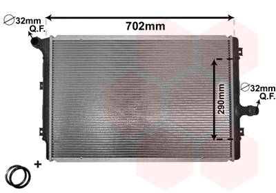 Radiateur Van Wezel 58002208