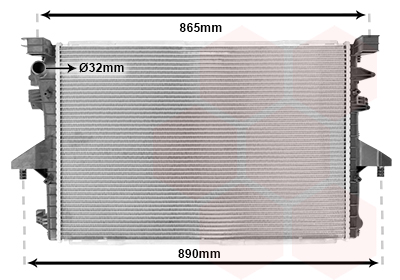 Radiateur Van Wezel 58002317