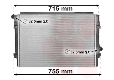 Radiateur Van Wezel 58002336