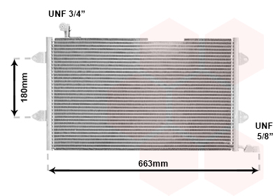 Airco condensor Van Wezel 58005146