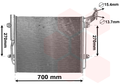 Airco condensor Van Wezel 58005324