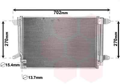 Airco condensor Van Wezel 58005330