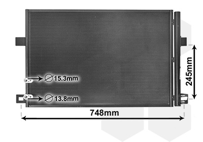 Airco condensor Van Wezel 58005369