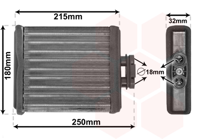 Kachelradiateur Van Wezel 58006196