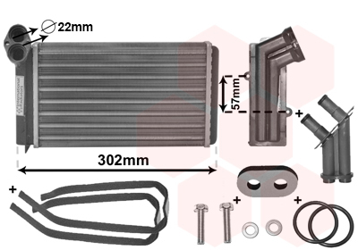 Kachelradiateur Van Wezel 58006201