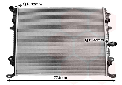 Radiateur Van Wezel 58012707
