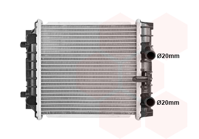 Radiateur Van Wezel 58012720